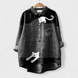 Desenli Bayan Gömlek