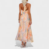 Şık turuncu elbise