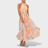 Şık turuncu elbise