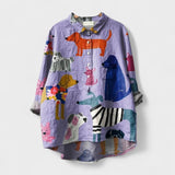 Desenli Bayan Gömlek