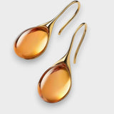 Nina | Altın ve Gümüş Renkli Kristal Sallantılı Küpe