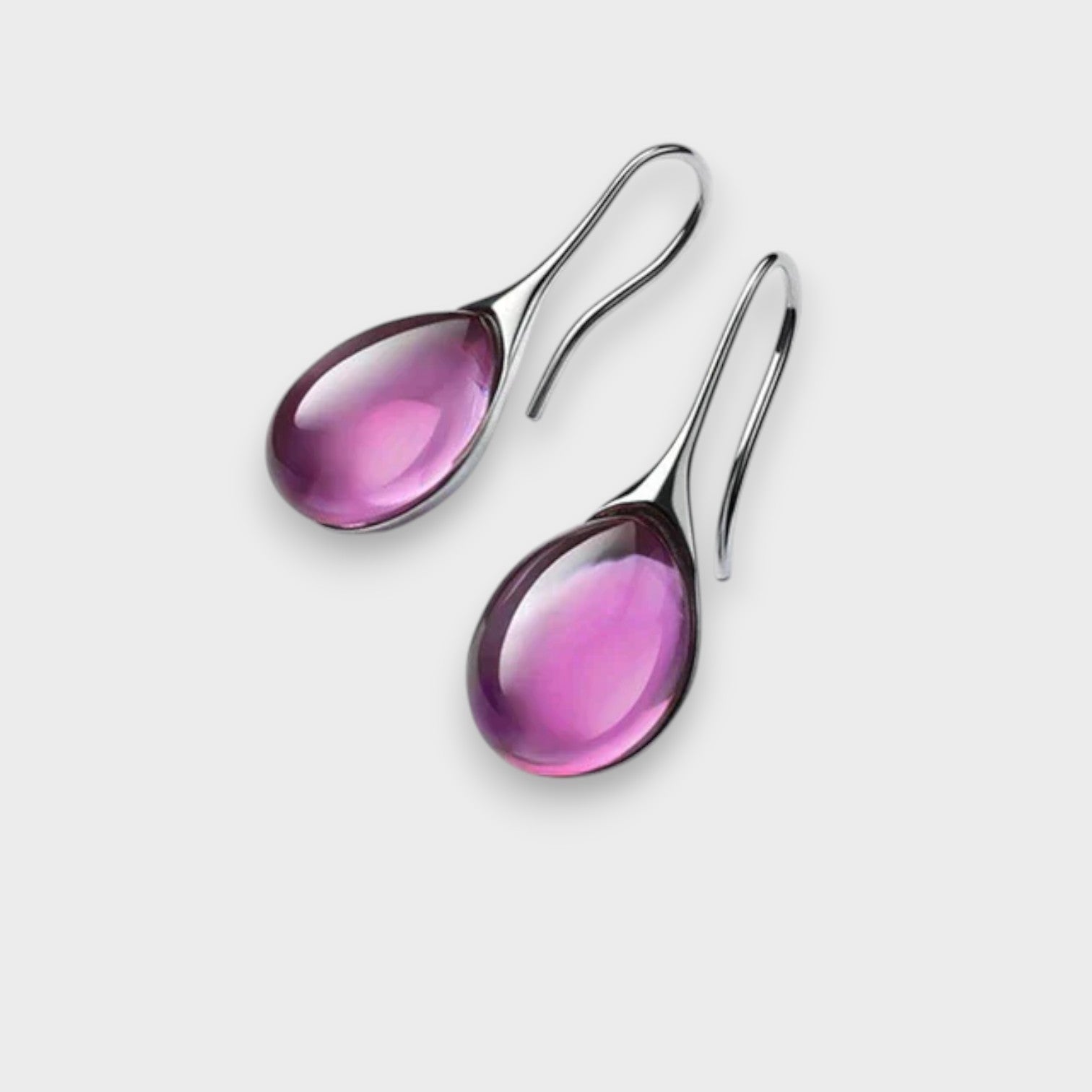 Nina | Altın ve Gümüş Renkli Kristal Sallantılı Küpe