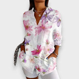 İrem | Eğlenceli desenli renkli bluz