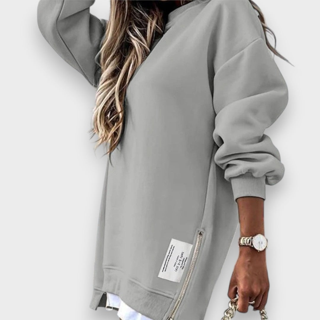 Bahriye | Düz Renk Kısa Kazak