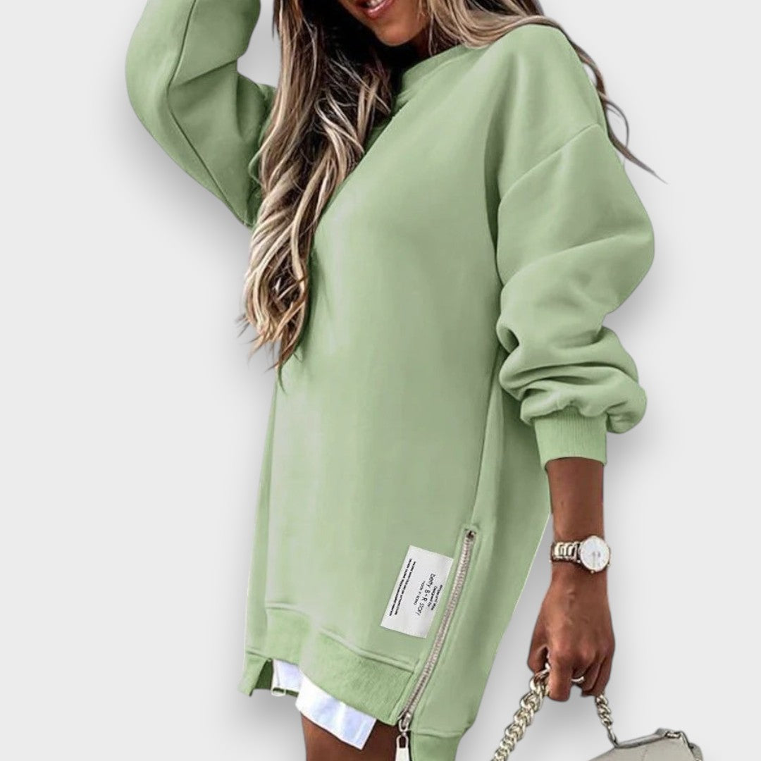 Bahriye | Düz Renk Kısa Kazak