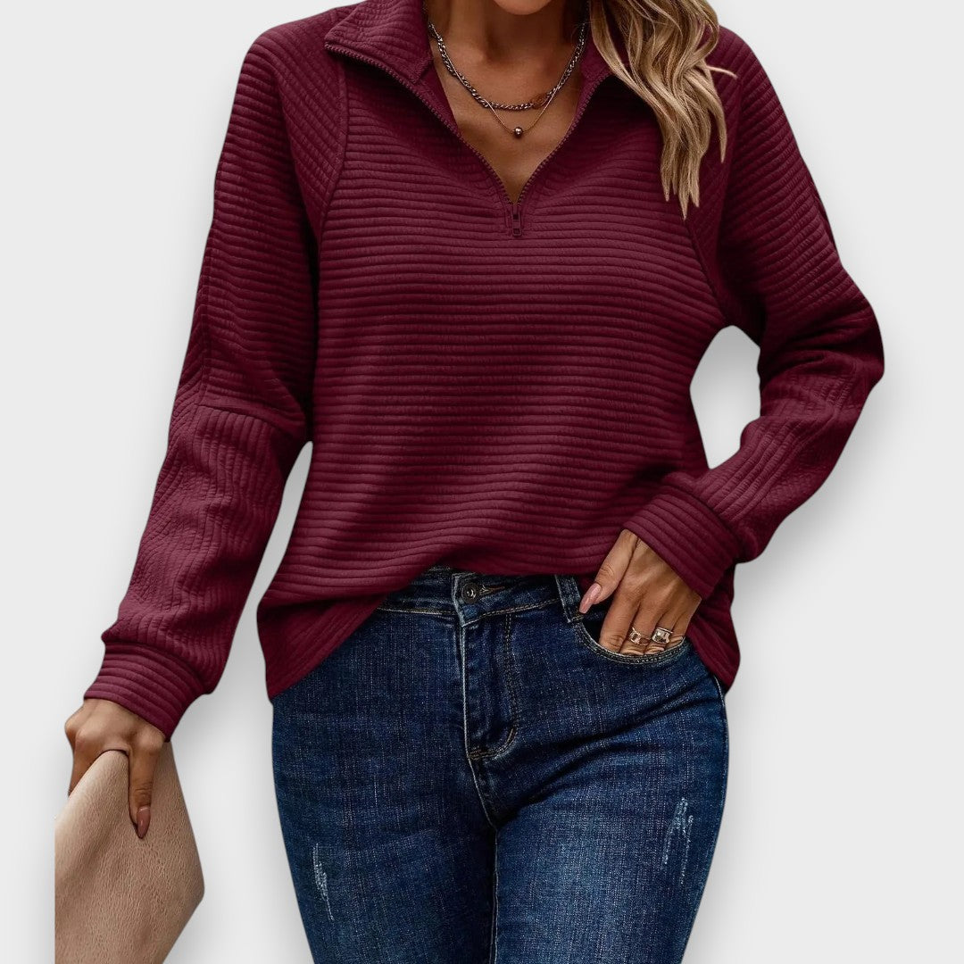 Berfin | Fermuarlı Kazak