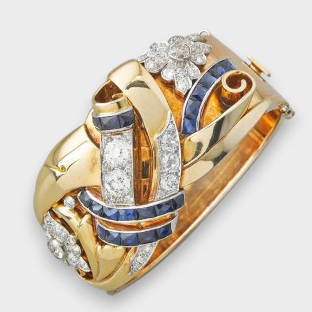 Aybuke | Altın Vintage Zirkonya Yüzük