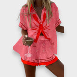 Ayşe | Kısa Pembe Yaz Takımı