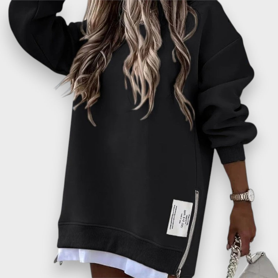 Bahriye | Düz Renk Kısa Kazak