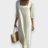 Esra | Günlük Keten Elbise
